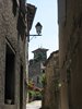 St Antonin streetscape with lamp