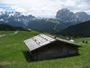 Vista from a mountain hut on Col Raiser