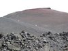 Climbing towards the summit area of Etna