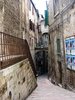 A stairway street leading to our hotel in Perugia