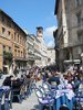A busy cafe in Perugia's centre