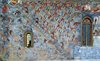 Sucevita Monastery. Fresco of The Ladder to Paradise
