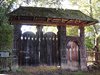 Wooden gateway in Breb